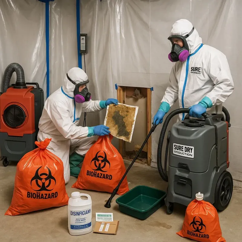 Contaminated Water Handling Protocols process in Wilbraham, MA